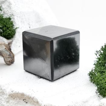 Куб полированный 4 см, шунгит