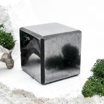 Куб полированный 6 см, шунгит