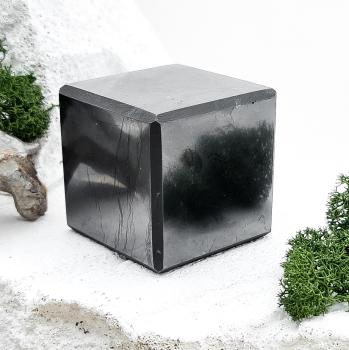 Куб полированный 5 см, шунгит