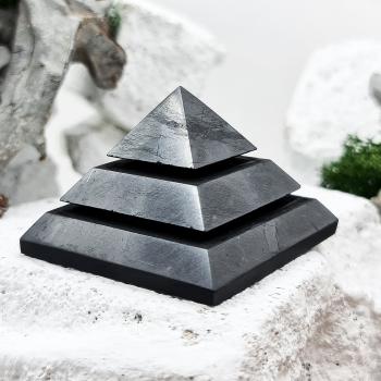 Пирамида Саккара 5 см, шунгит