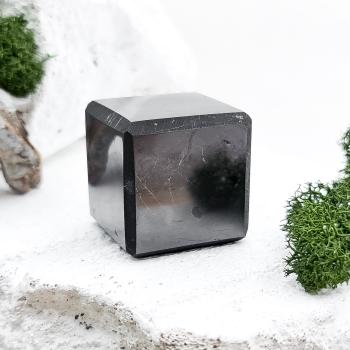 Куб полированный 3 см, шунгит