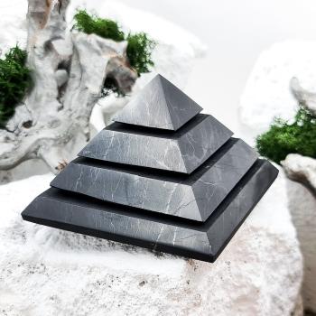 Пирамида Саккара 8 см, шунгит
