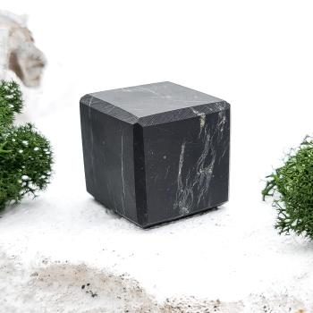 Куб шлифованный 3 см, шунгит