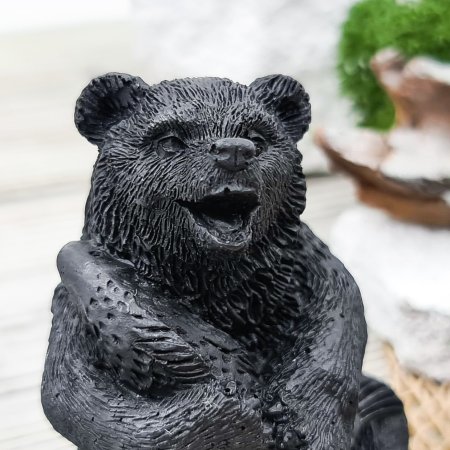 Медведь с рыбой S