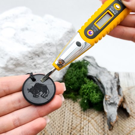 Кулоны "Знаки зодиака. Телец", шунгит