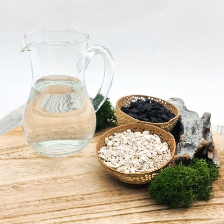 Набор для очистки и минерализации воды: шунгит и цеолит, шунгит