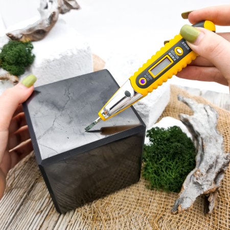 Куб полированный 10 см, шунгит