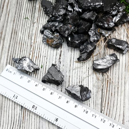 Элитный шунгит крошка 2-5 гр 50 гр, шунгит