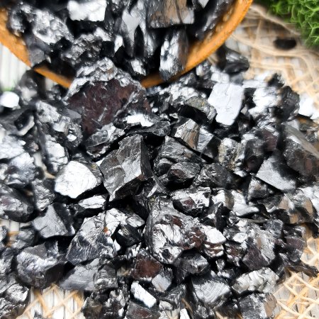 Элитный шунгит крошка 1-3 гр 100 гр, шунгит