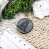 Пластина круглая "Будда", шунгит Пластина круглая "Будда", шунгит