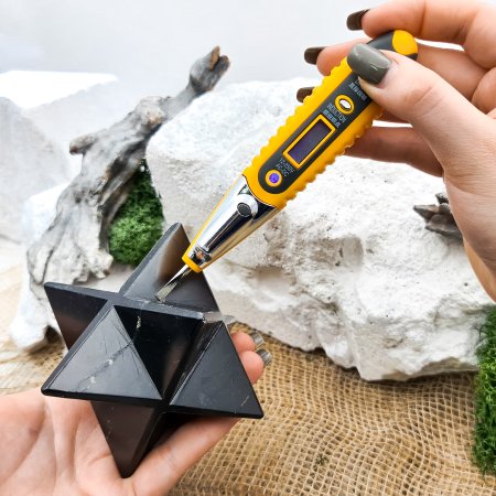 Меркаба полированная 6 см, шунгит