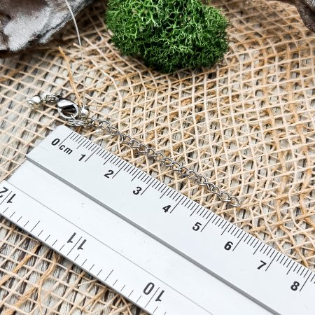 Колье-невидимка на леске с бусиной, шунгит