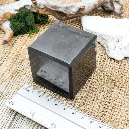 Куб полированный 5 см, шунгит