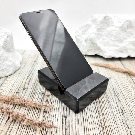 Подставка для мобильного телефона полированная, шунгит