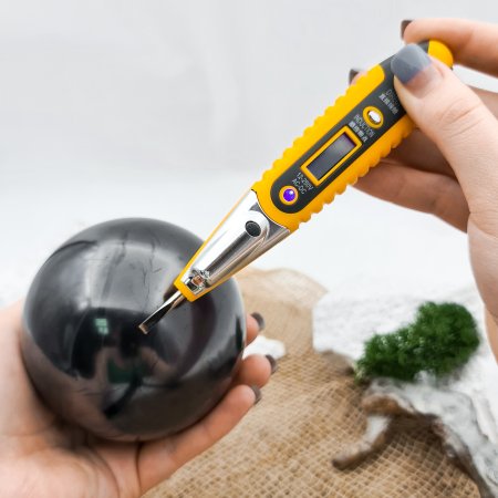 Шар полированный 8 см, шунгит