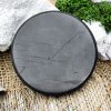 Плитка круглая полированная 10 см , шунгит