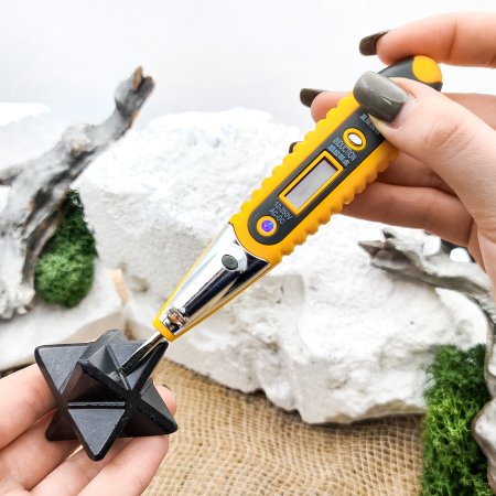 Меркаба полированная 3 см, шунгит