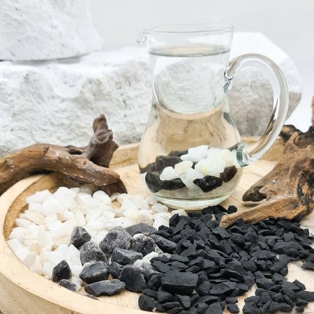 Набор для минерализации воды: шунгит, кварц, кремень, шунгит