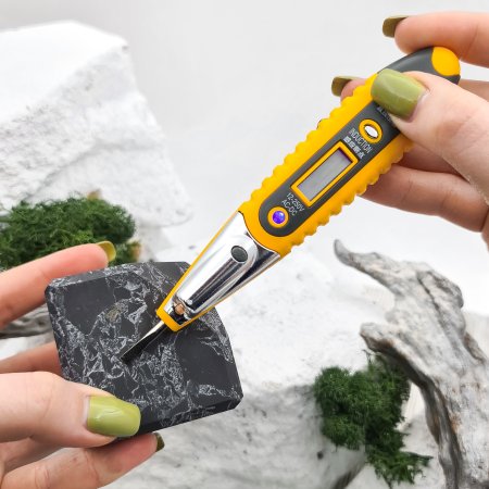 Куб со скошенным краем 5 см с кварцем