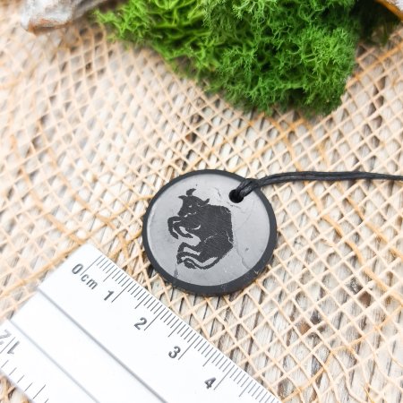 Кулоны "Знаки зодиака. Телец", шунгит