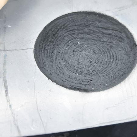 Подставка для шара/яйца треугольная большая, шунгит Подставка для шара/яйца треугольная большая, шунгит