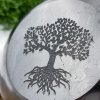Скошенный шар с гравировкой Дерево жизни, шунгит Скошенный шар с гравировкой Дерево жизни, шунгит