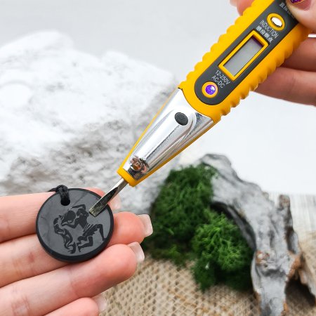 Кулоны "Знаки зодиака. Вододей", шунгит