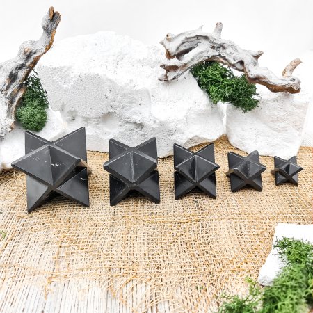 Меркаба полированная 5 см, шунгит