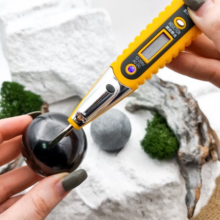 Шары Гантань - гармонизаторы шунгит/талькохлорит 4 см, шунгит