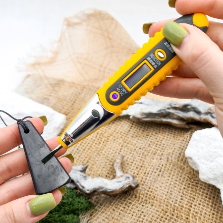 Кулон "Трапеция" толстая, шунгит