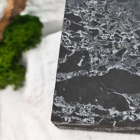 Куб ребристый 7 см с кварцем