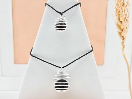 Кулон "Жемчужина" M, шунгит