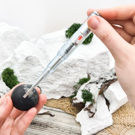 Шар c кварцем 3 см, шунгит