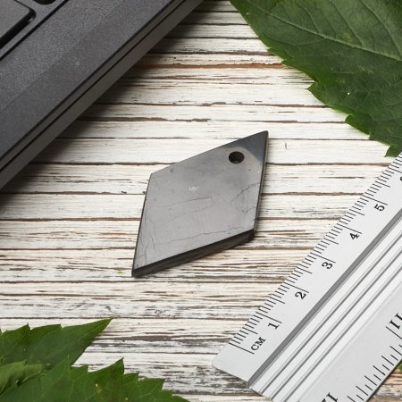 Кулон "Ромб", шунгит