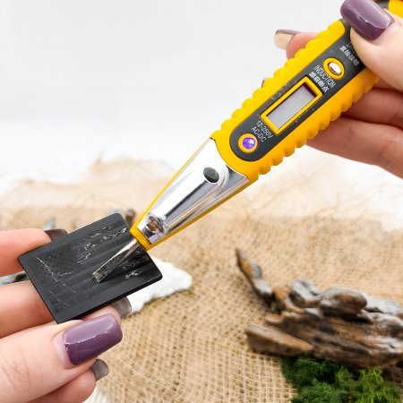 Пластина для техники прямоугольная "Американский флаг", шунгит