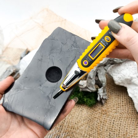 Подставка для шара/яйца рваная большая, шунгит