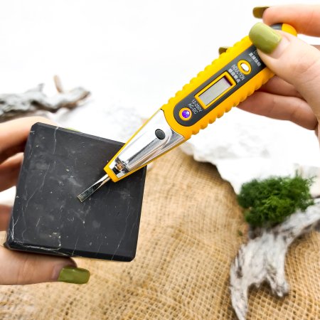 Куб шлифованный 6 см, шунгит