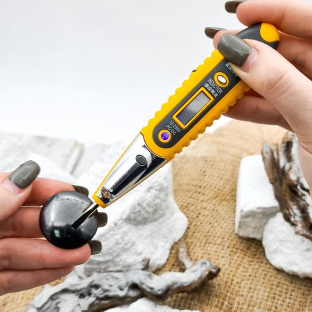 Гармонизаторы линзы полированные шунгит/талькохлорит, шунгит