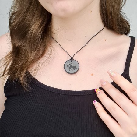 Кулоны "Знаки зодиака. Стрелец", шунгит