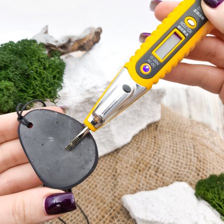 Кулон "Срез", шунгит